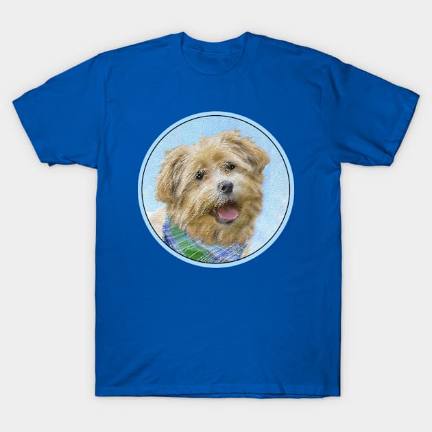 Glen of Imaal Terrier Painting - Original Dog Art T-Shirt by Alpen Designs